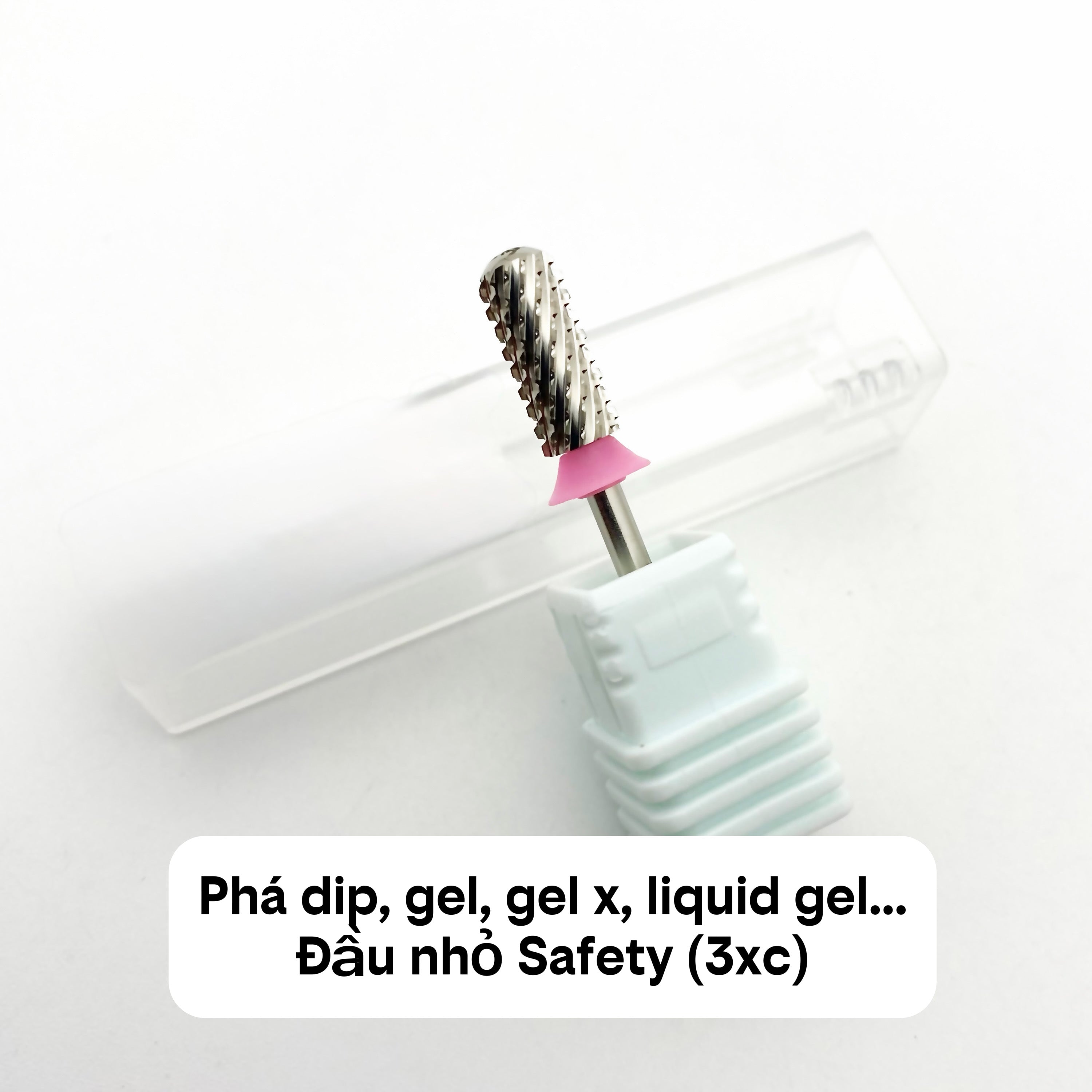 Phá Gel An Toàn Bao Êm – 3XC Nail Drill Bit (Đầu Nhỏ)